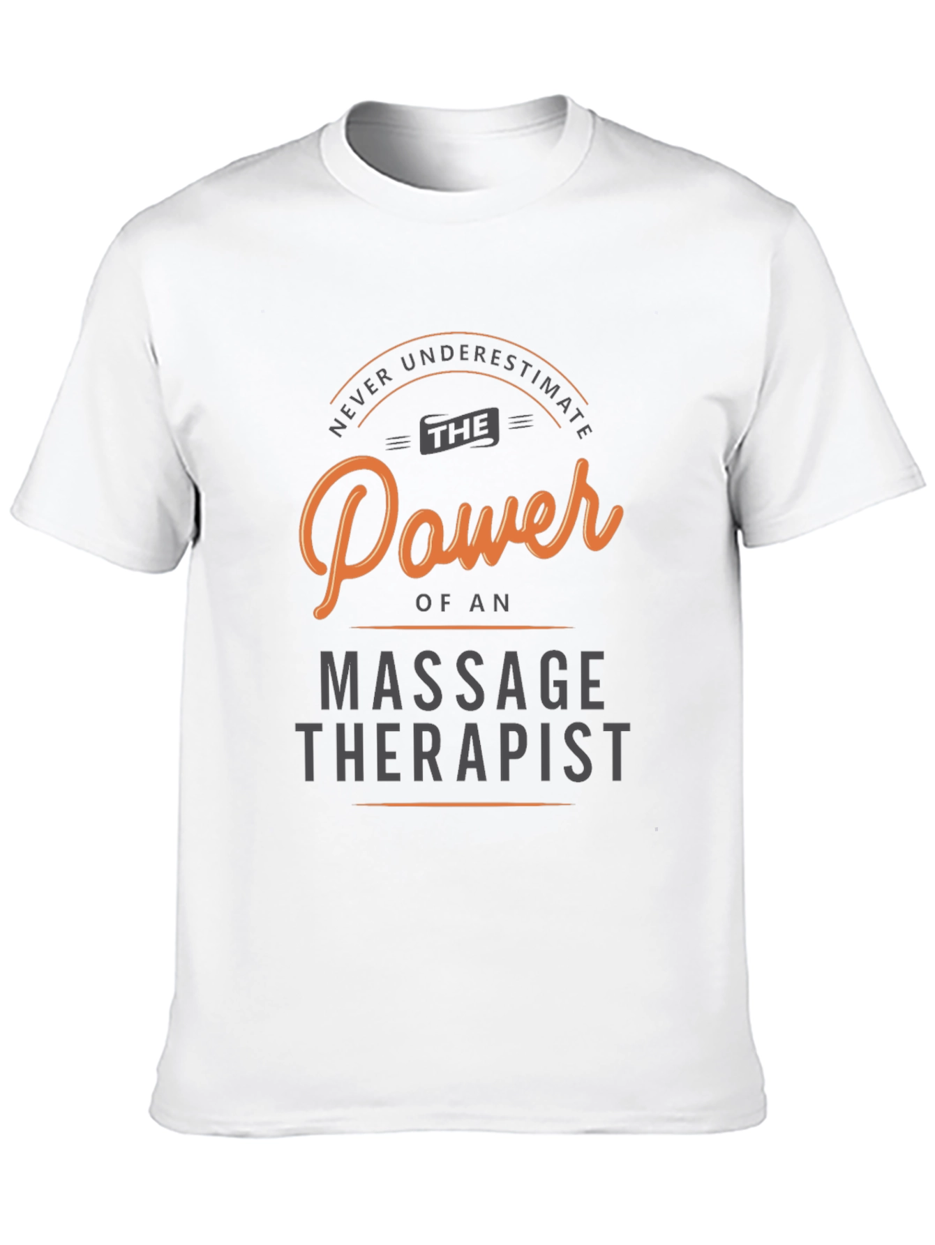 Massage Therapist Power T-Shirt - Black Cotton
