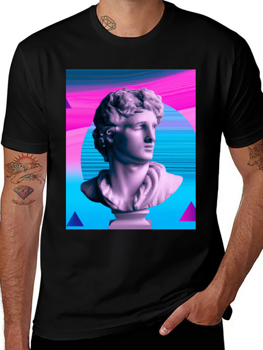Statue Graphic Tee - Artistic Aesthetic T-Shirt