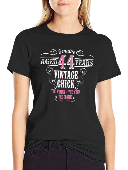 Genuine Aged 44 Years Vintage Chick T-Shirt