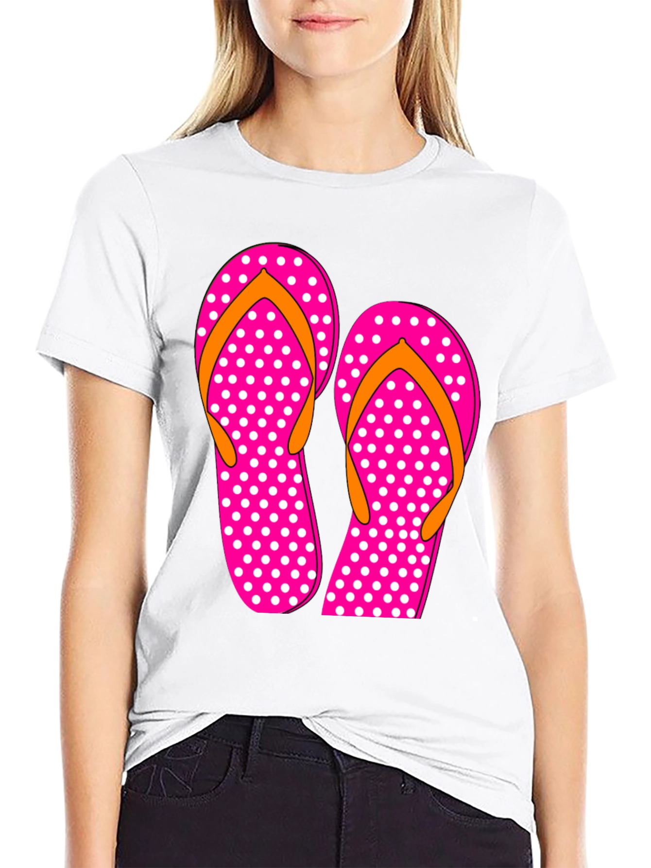 Novelty Flip Flop Graphic Tee - Summer Ready