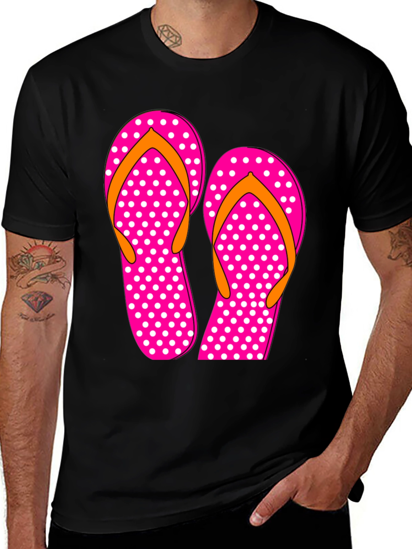 Novelty Flip Flop Graphic Tee - Summer Ready