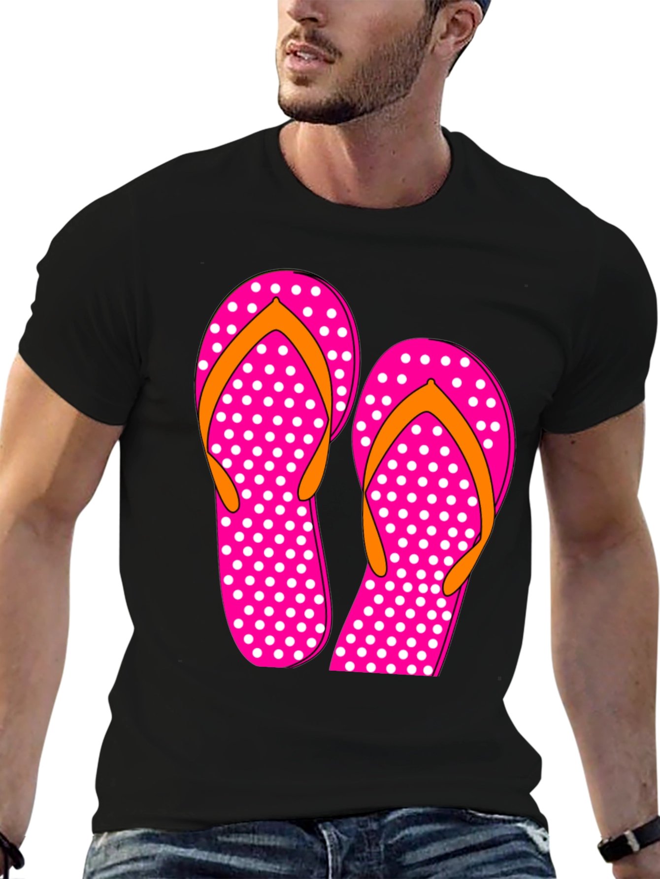 Novelty Flip Flop Graphic Tee - Summer Ready