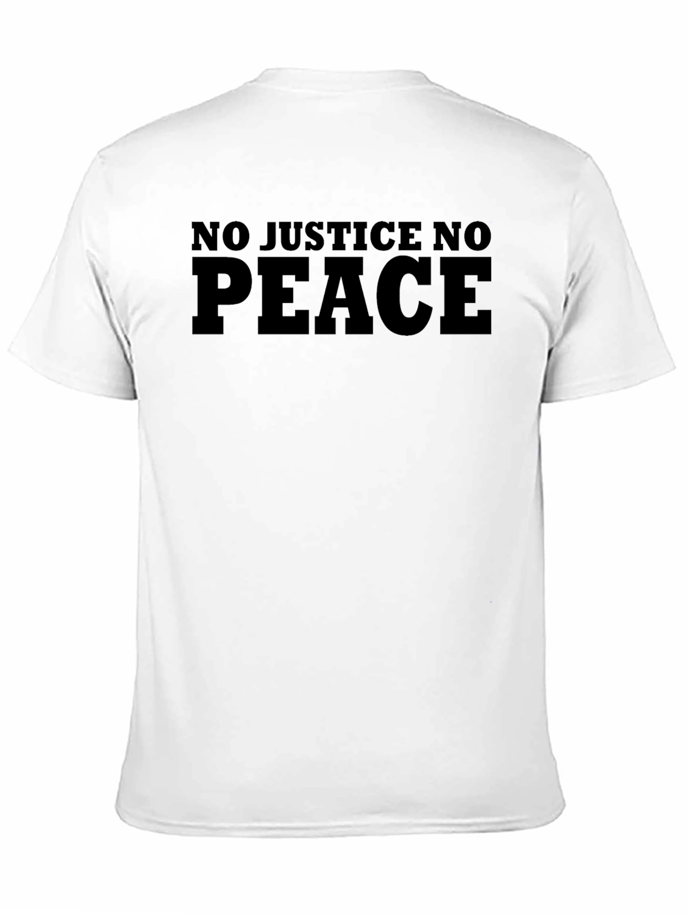 No Justice No Peace Black Graphic Tee