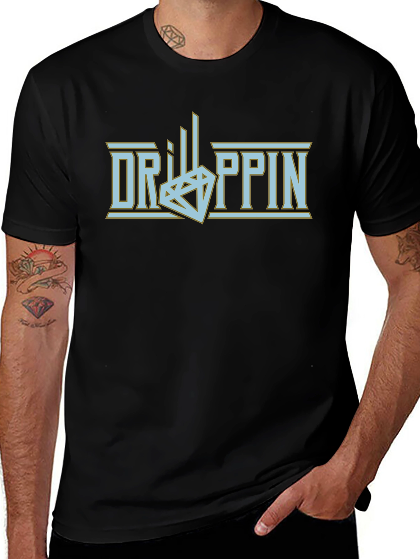 Drippin Graphic Print T-Shirt