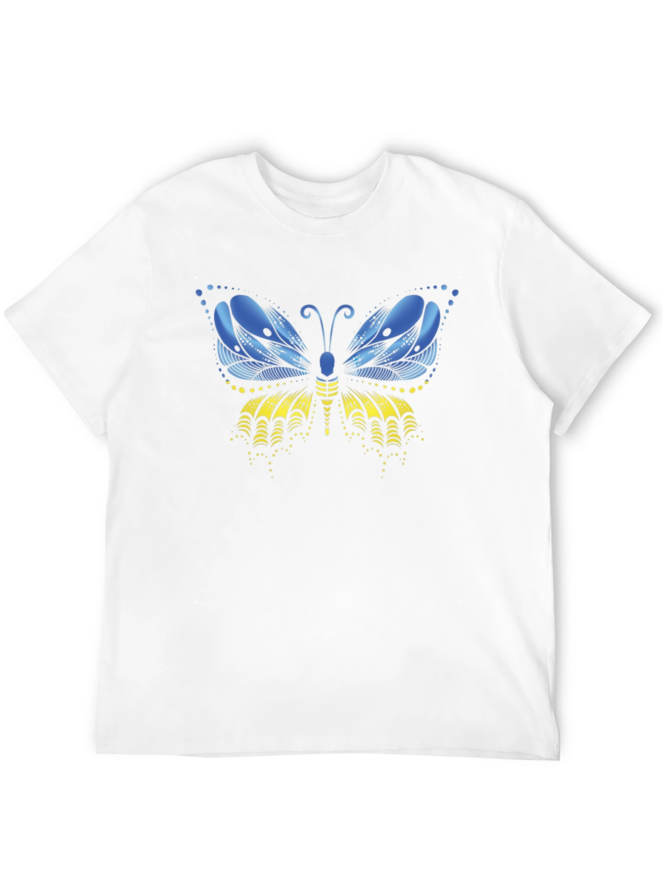 Ukraine Butterfly Graphic T-Shirt