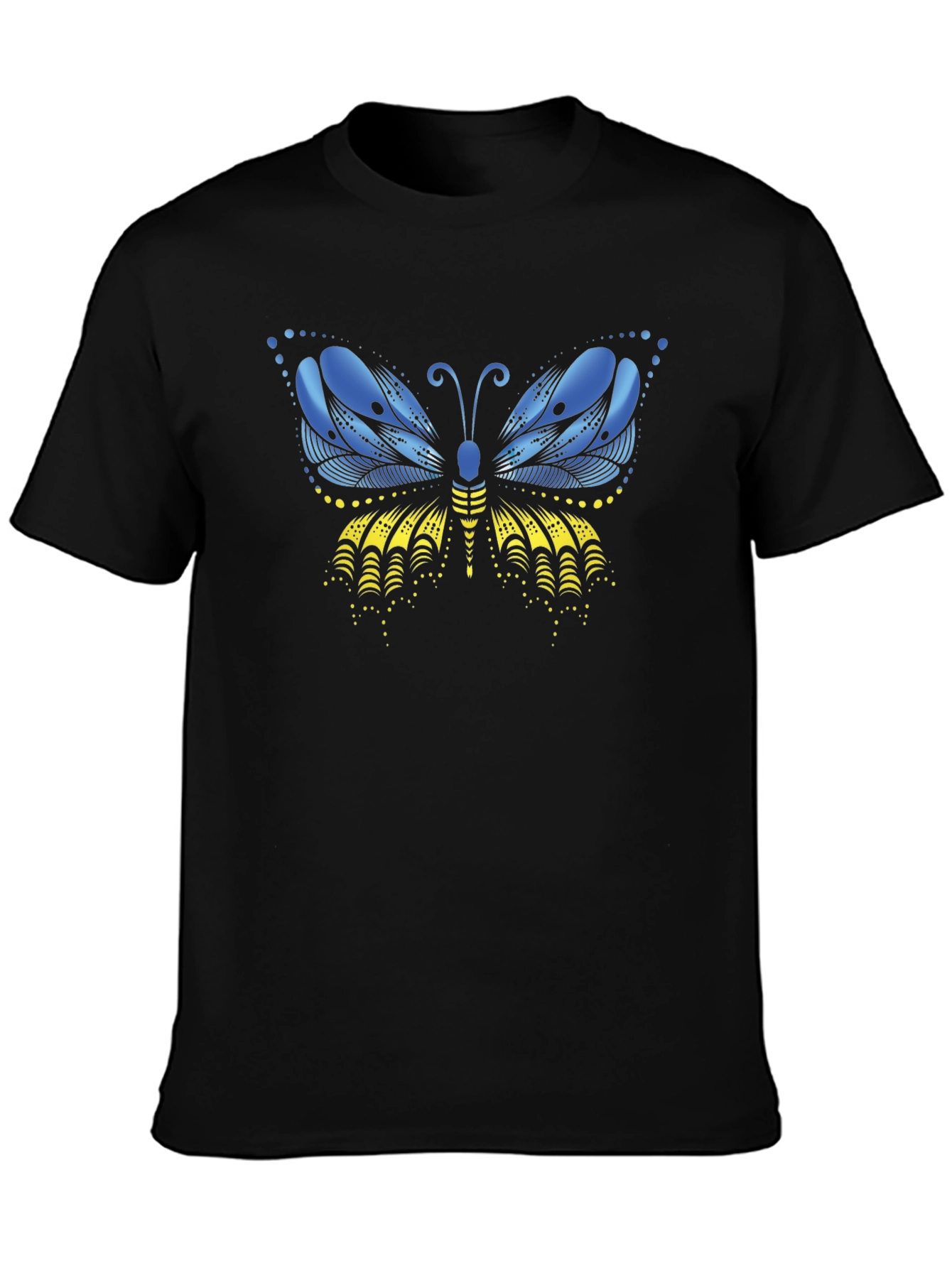 Ukraine Butterfly Graphic T-Shirt