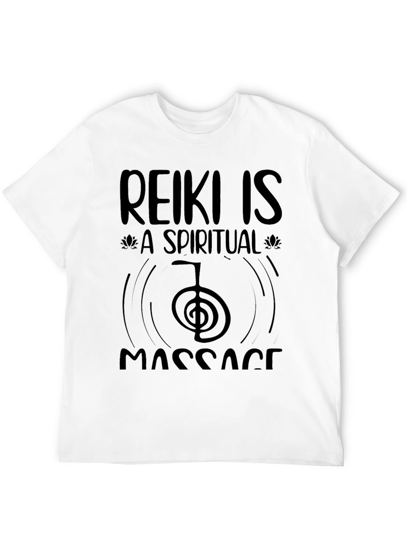 Reiki is a Spiritual Massage Black T-Shirt