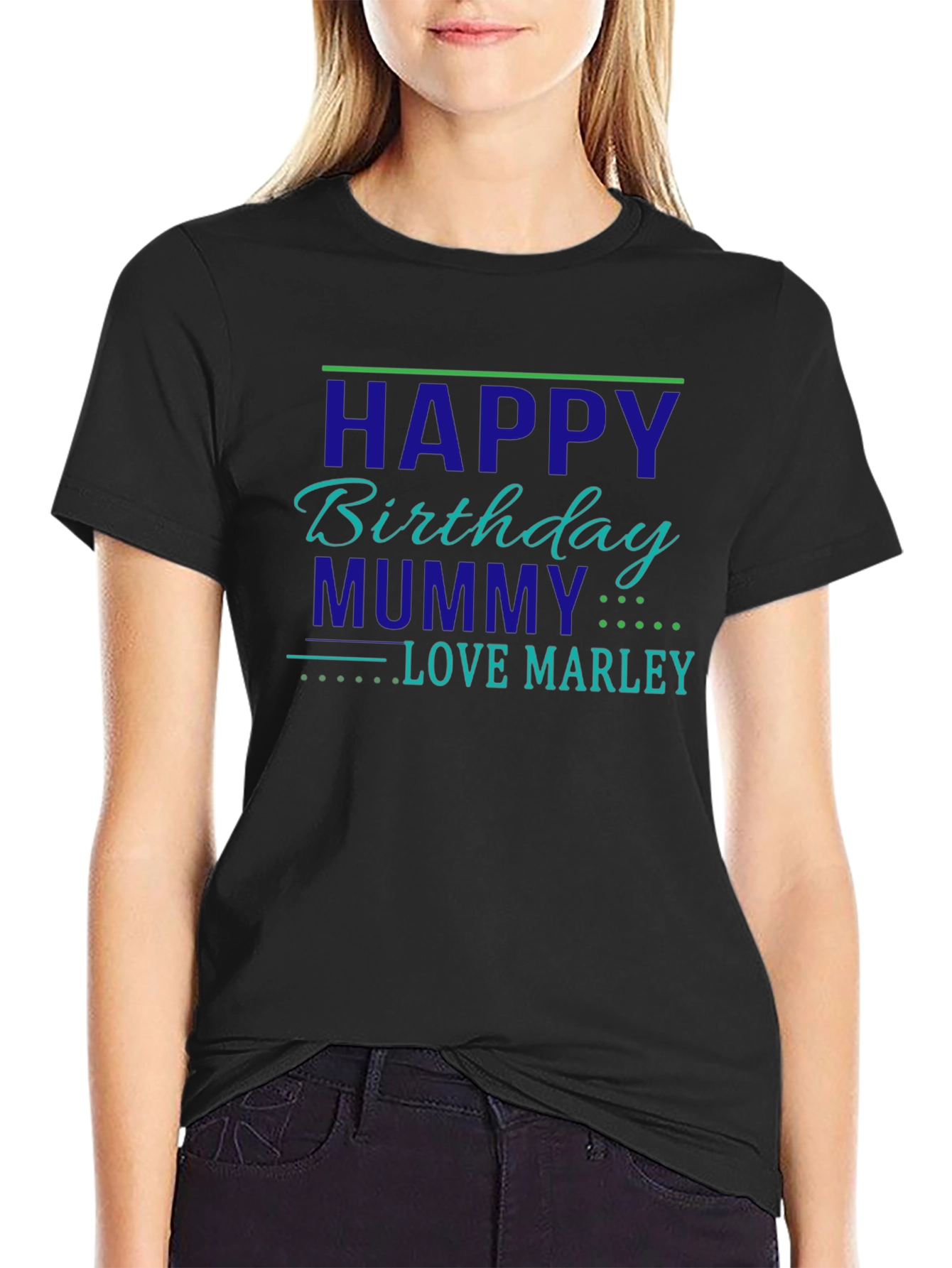 Happy Birthday Mummy T-Shirt - Love Marley