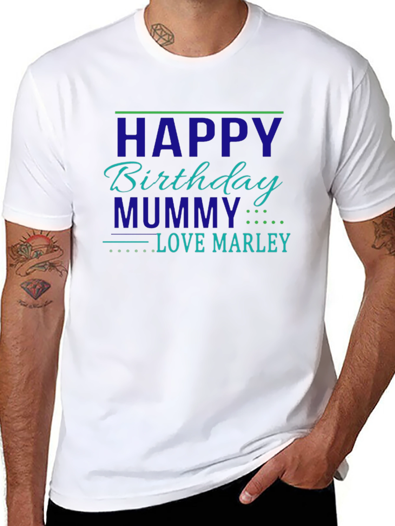 Happy Birthday Mummy T-Shirt - Love Marley