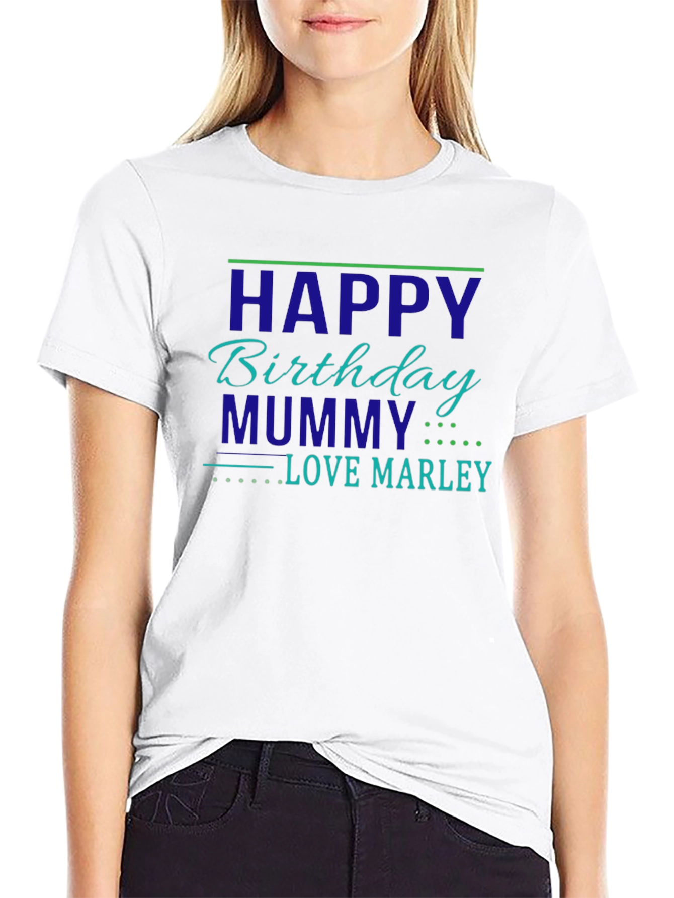Happy Birthday Mummy T-Shirt - Love Marley