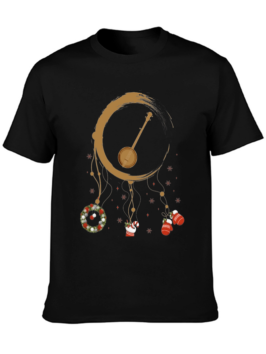Banjo Christmas Dreamcatcher T-Shirt
