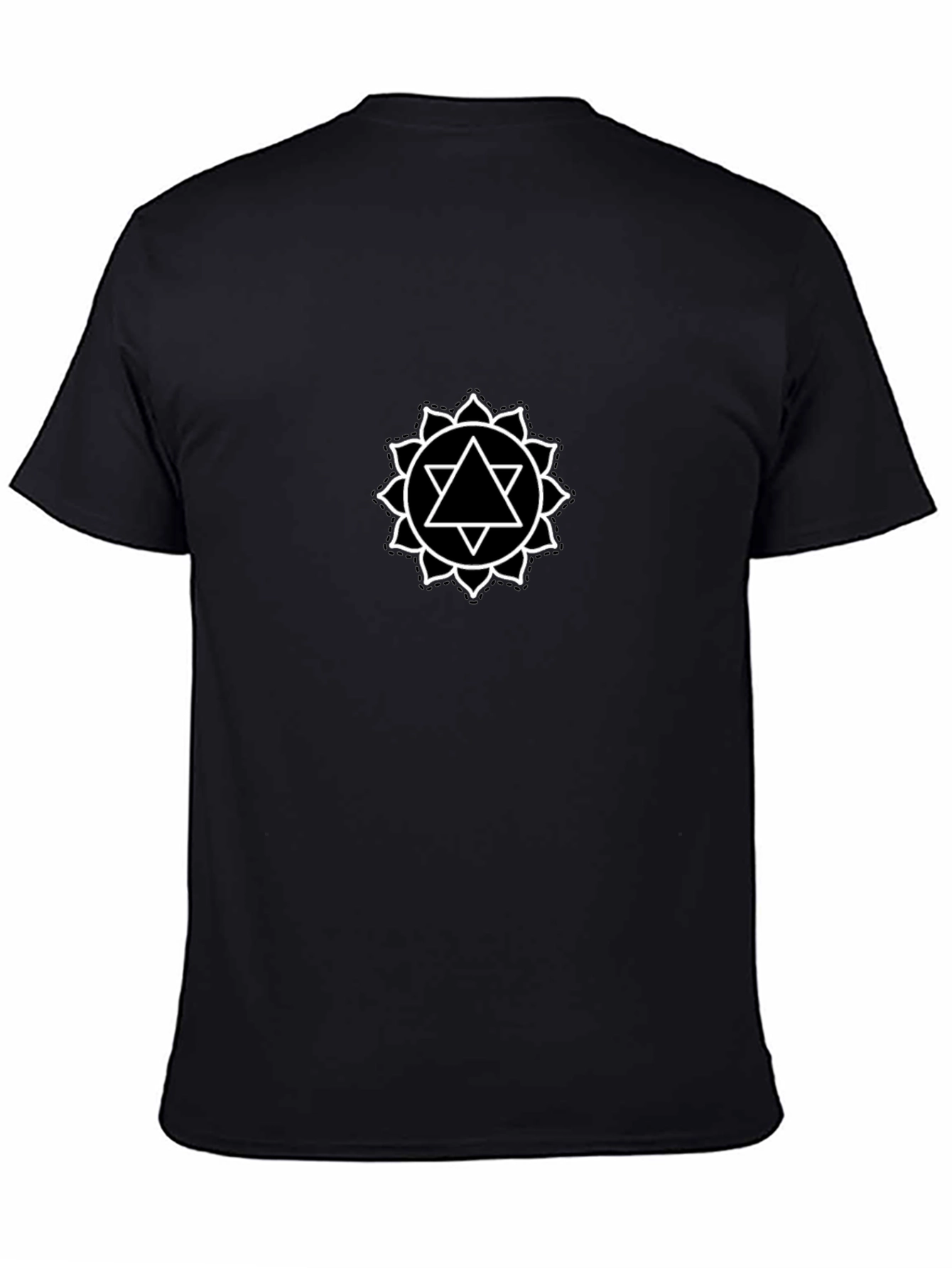 Black T-Shirt with Ajna Chakra Graphic