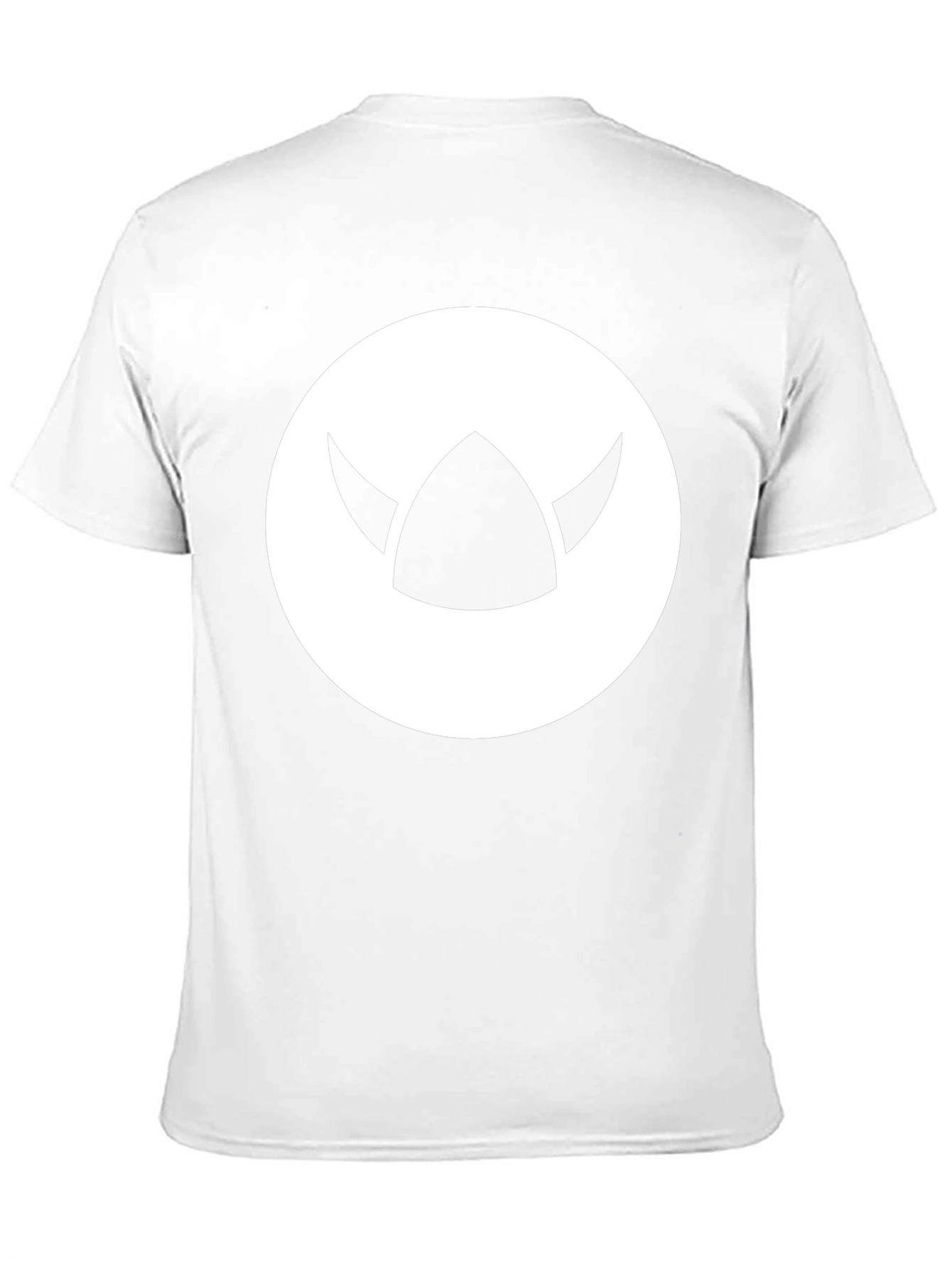 Viking Helmet Graphic Tee - Black Cotton Blend T-Shirt