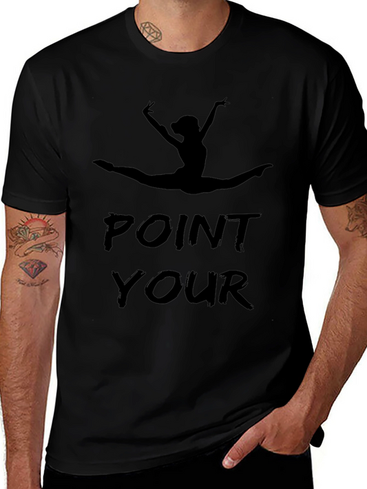 Point Your Toes T-Shirt - Ballerina Graphic Tee