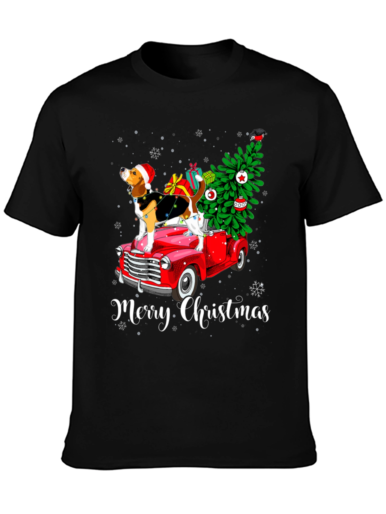 Merry Christmas Dog T-Shirt