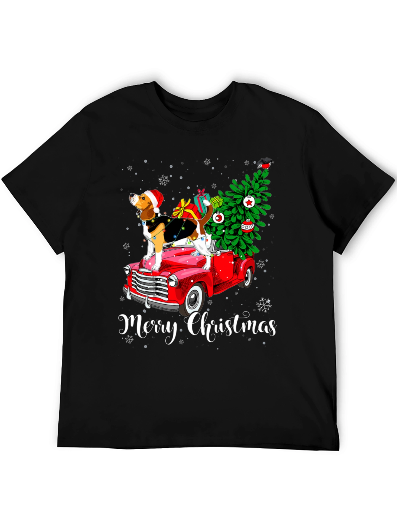 Merry Christmas Dog T-Shirt