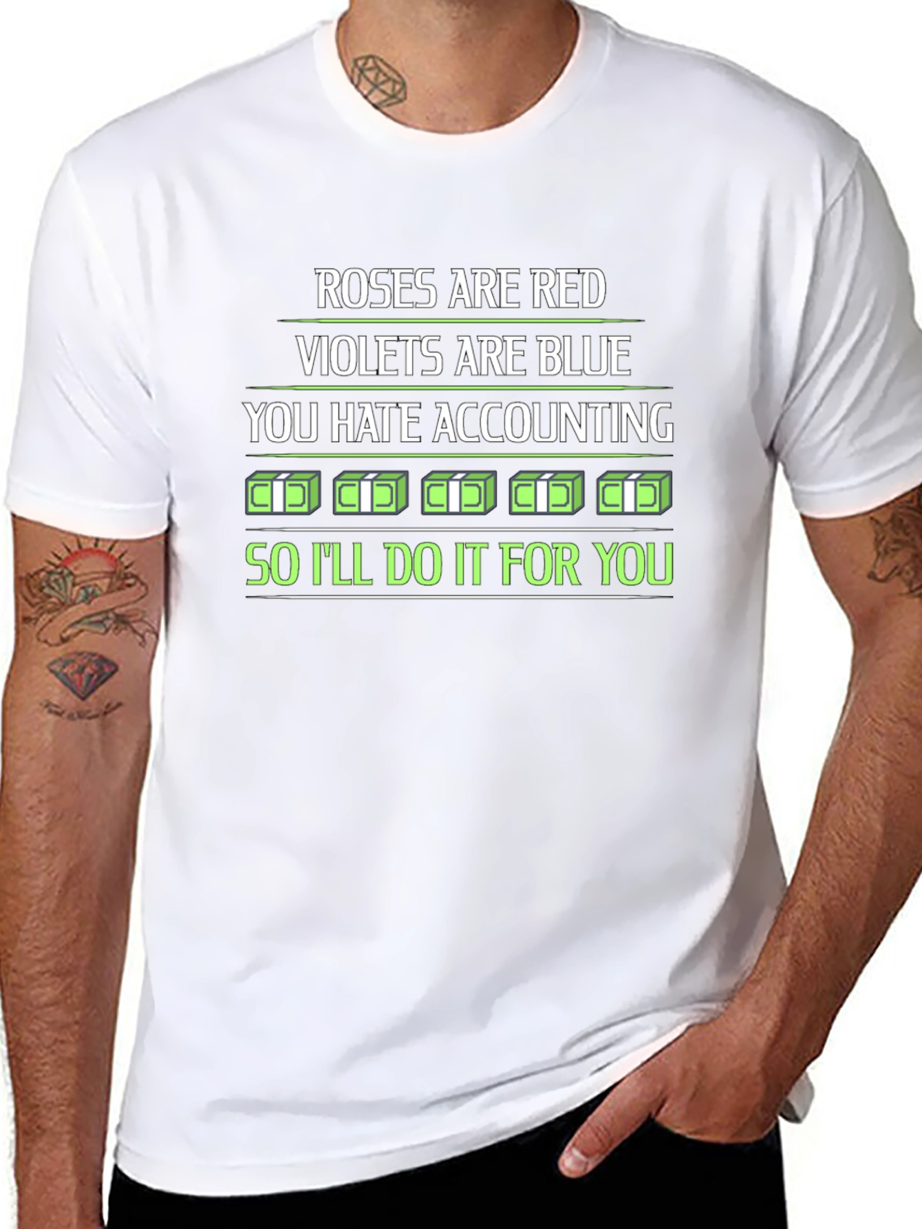 Roses Are Red Accounting T-Shirt
