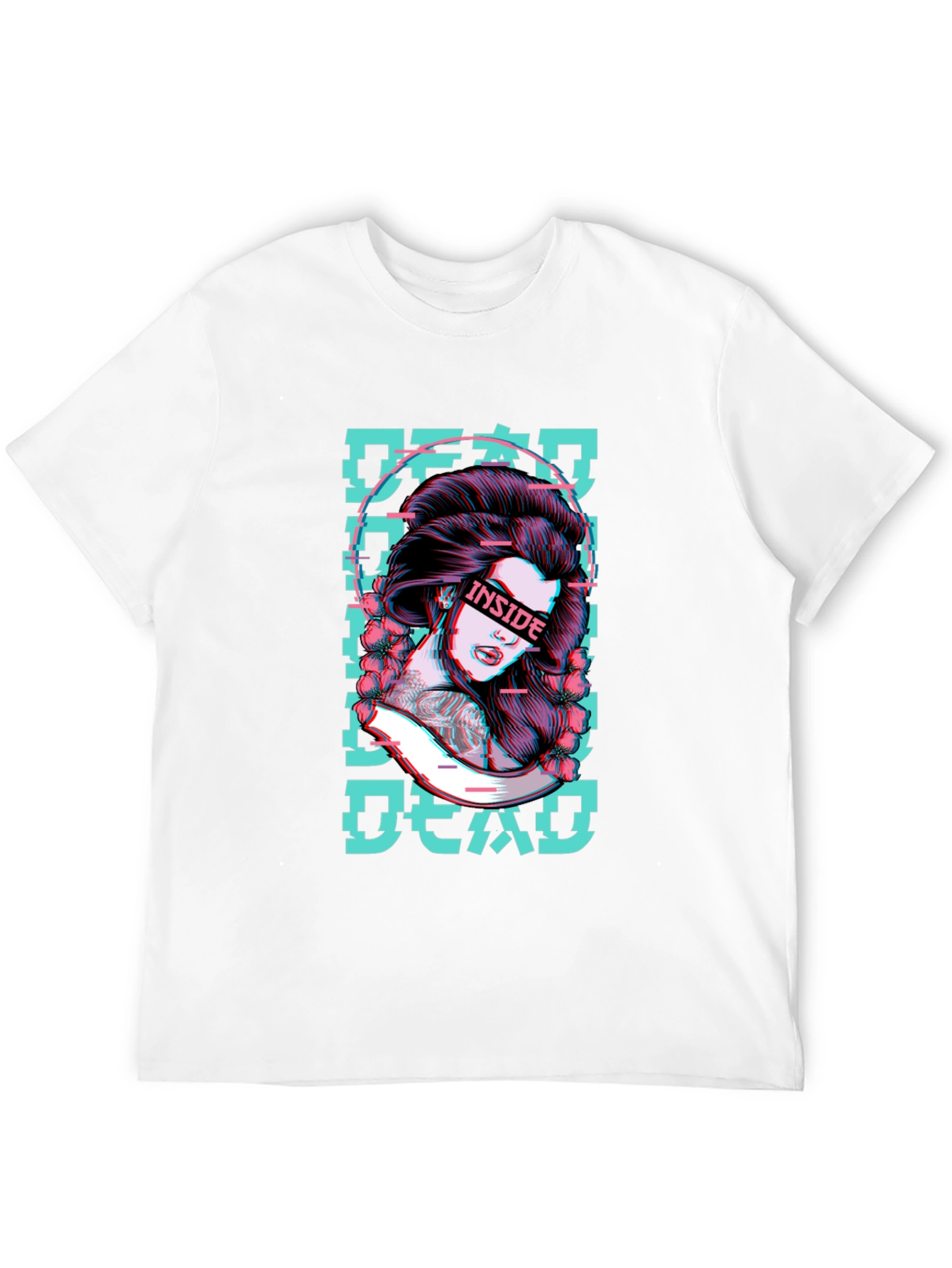 Geisha Inside Dead T-Shirt - Unique Graphic Tee