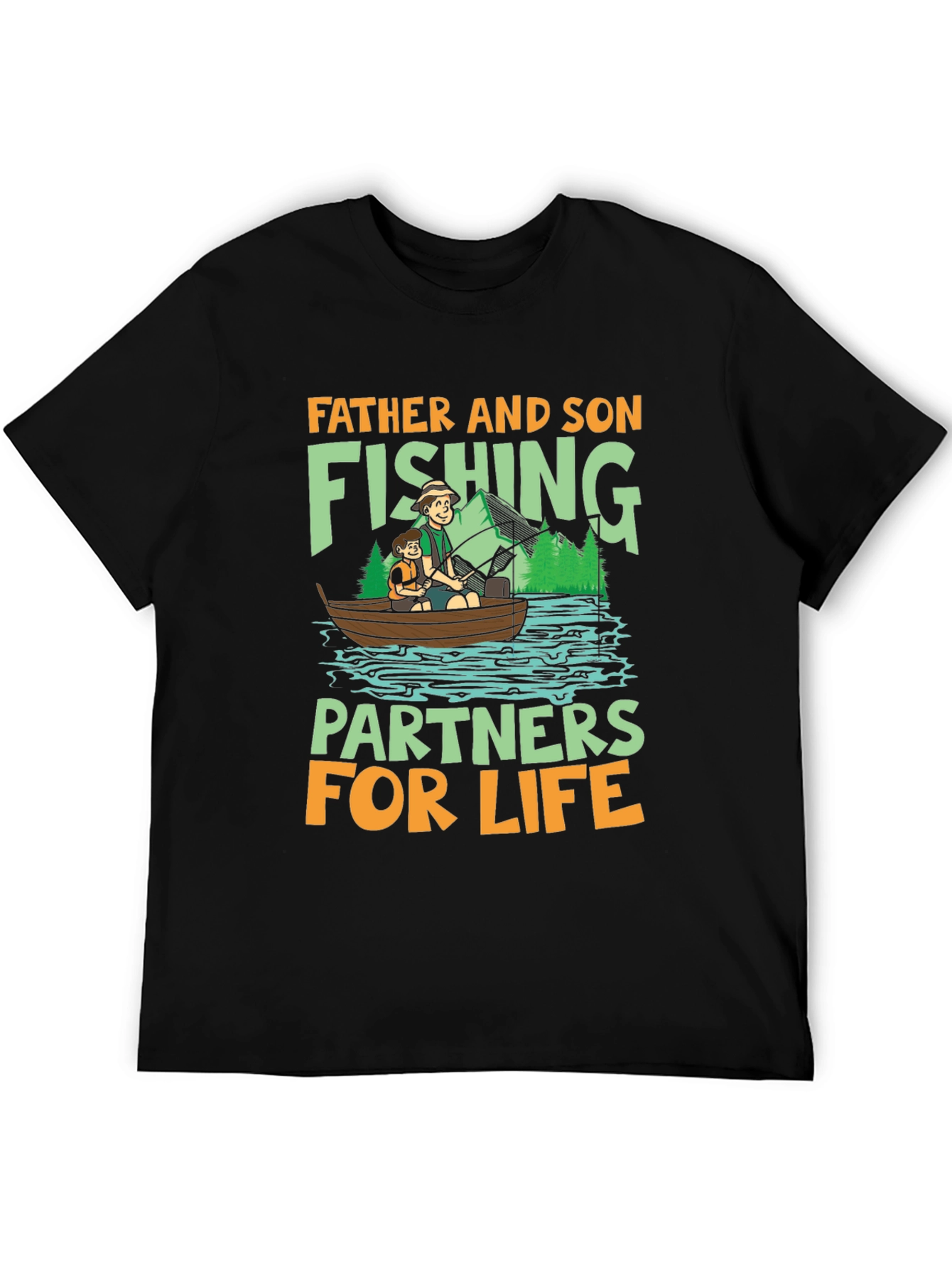 Father and Son Fishing Partners T-Shirt