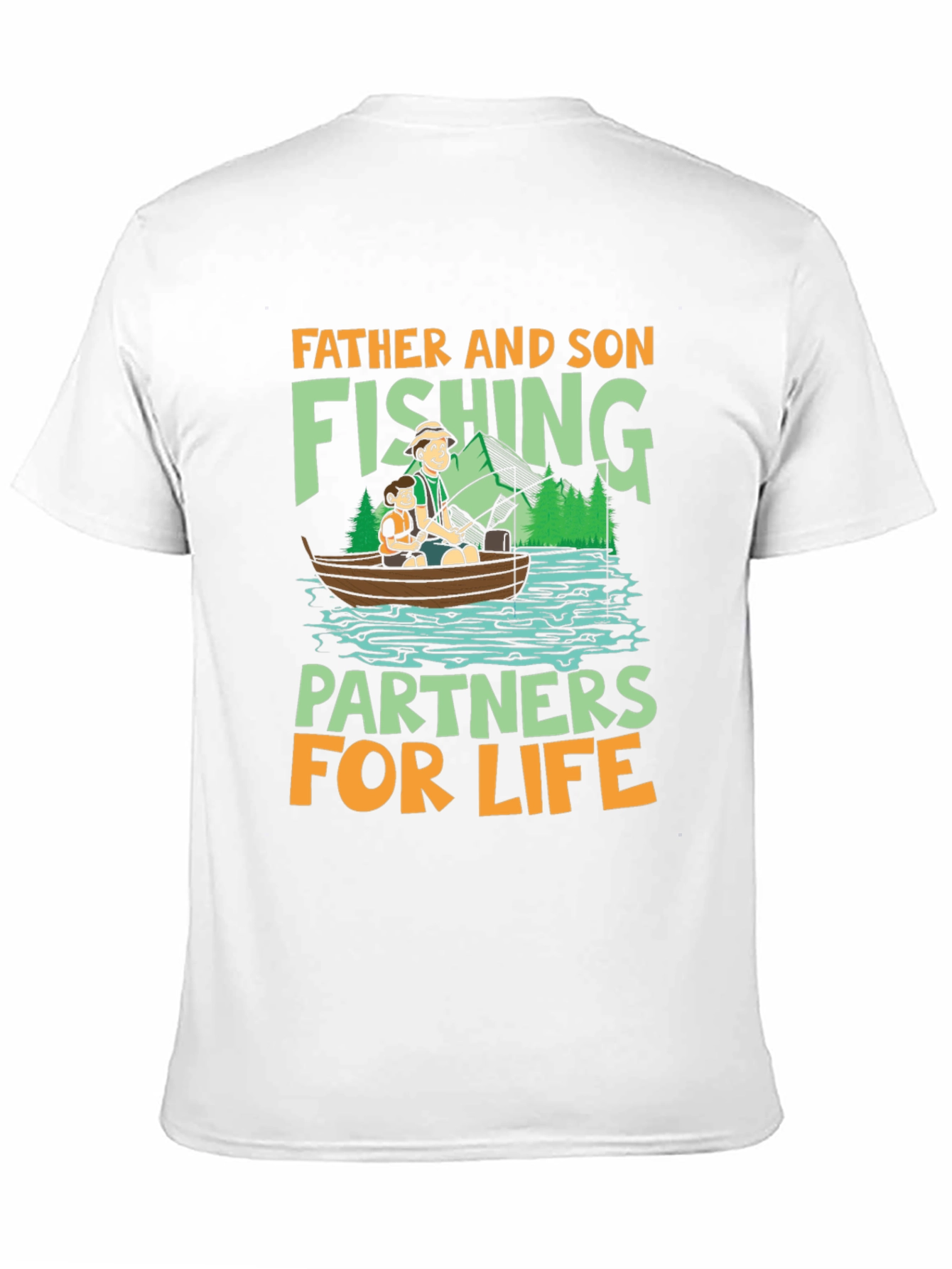 Father and Son Fishing Partners T-Shirt