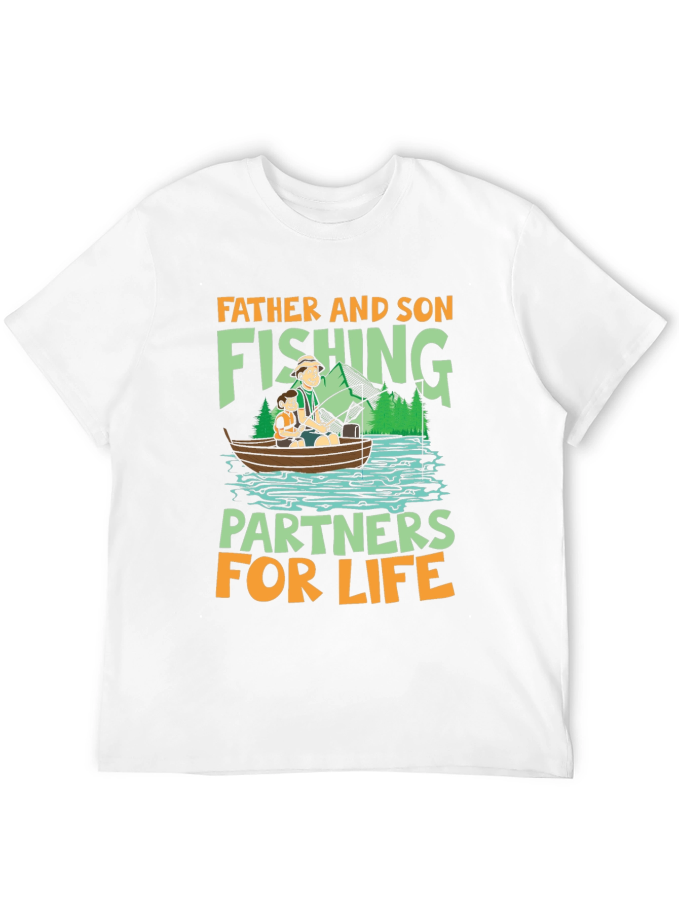 Father and Son Fishing Partners T-Shirt
