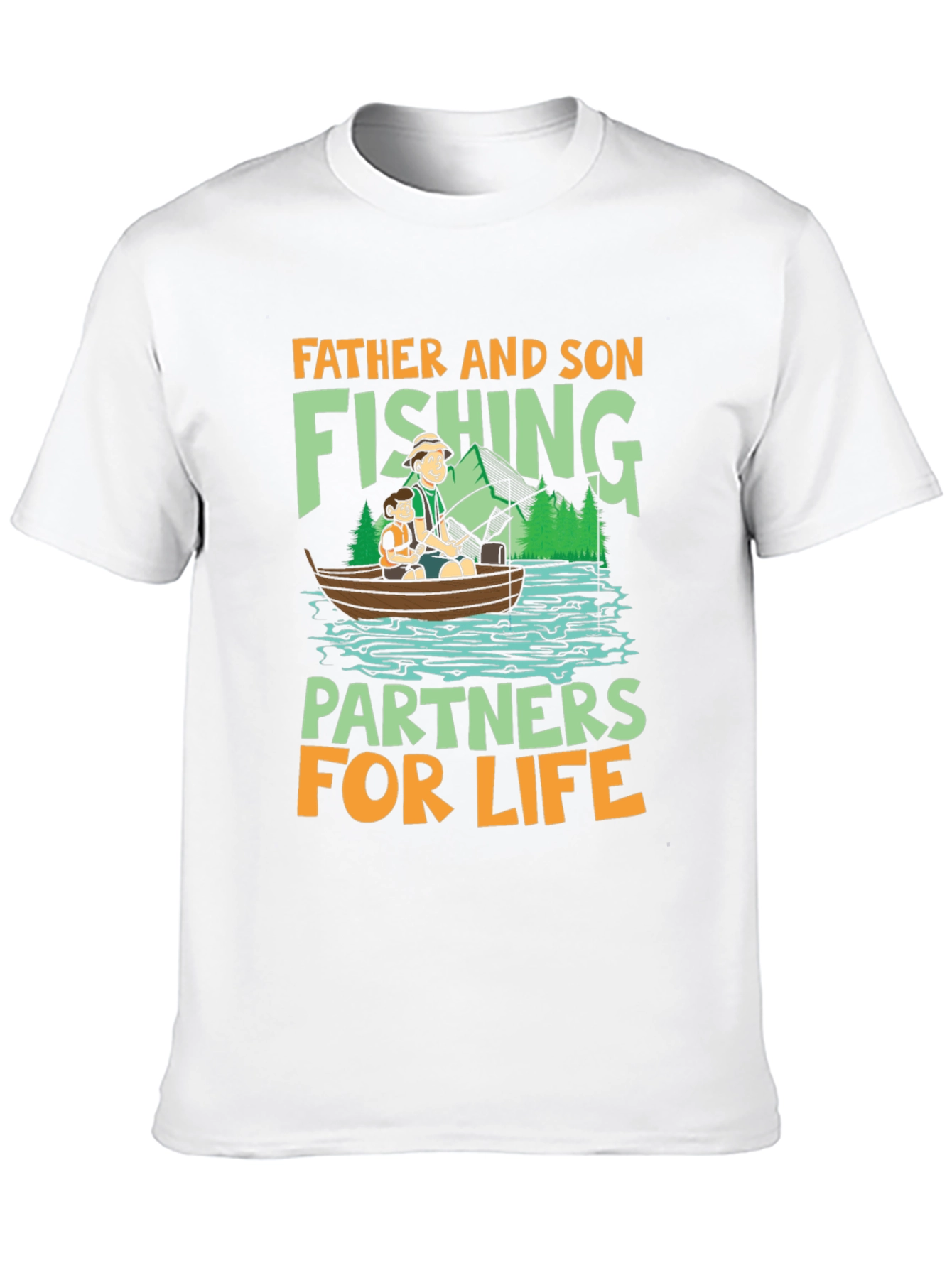 Father and Son Fishing Partners T-Shirt