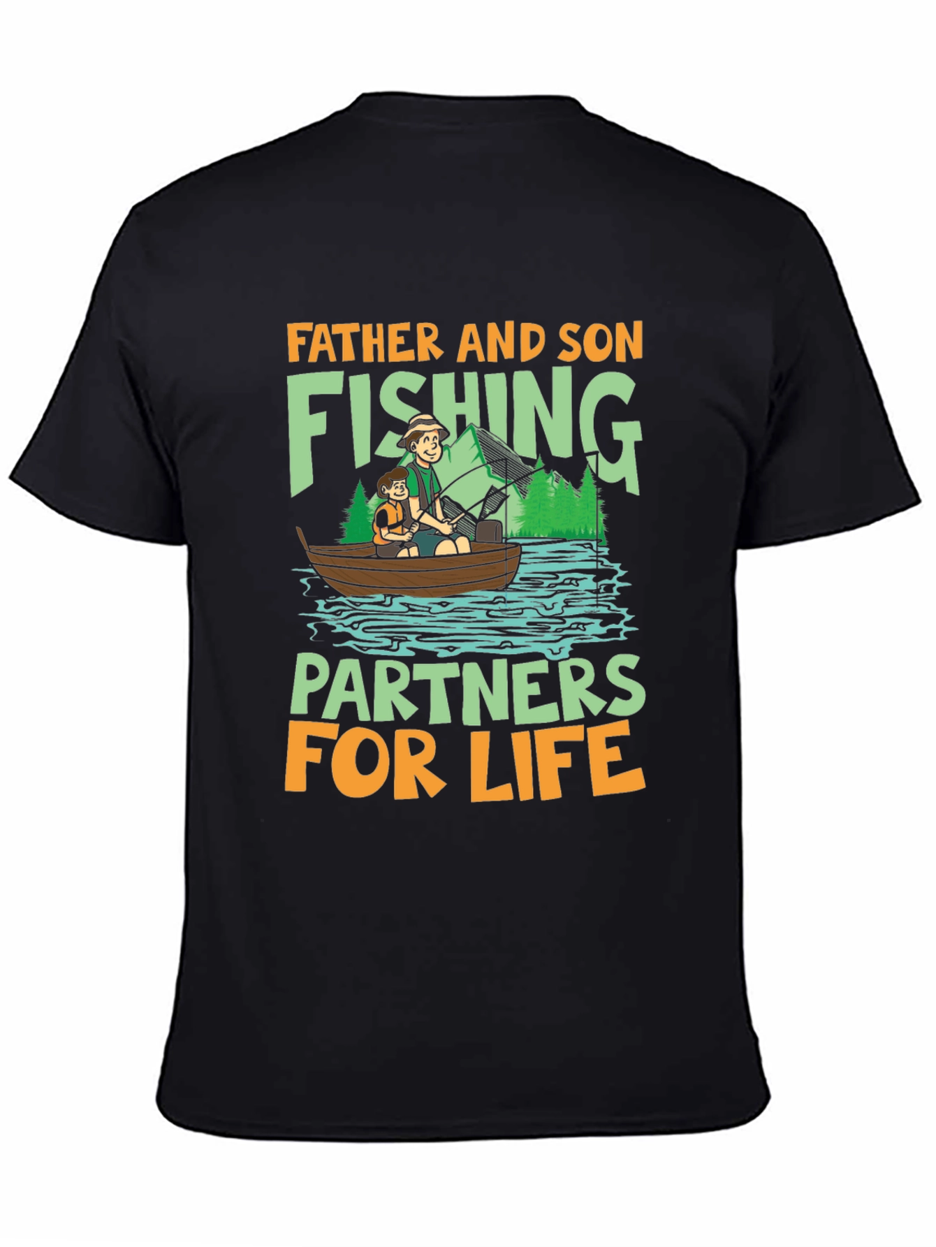 Father and Son Fishing Partners T-Shirt