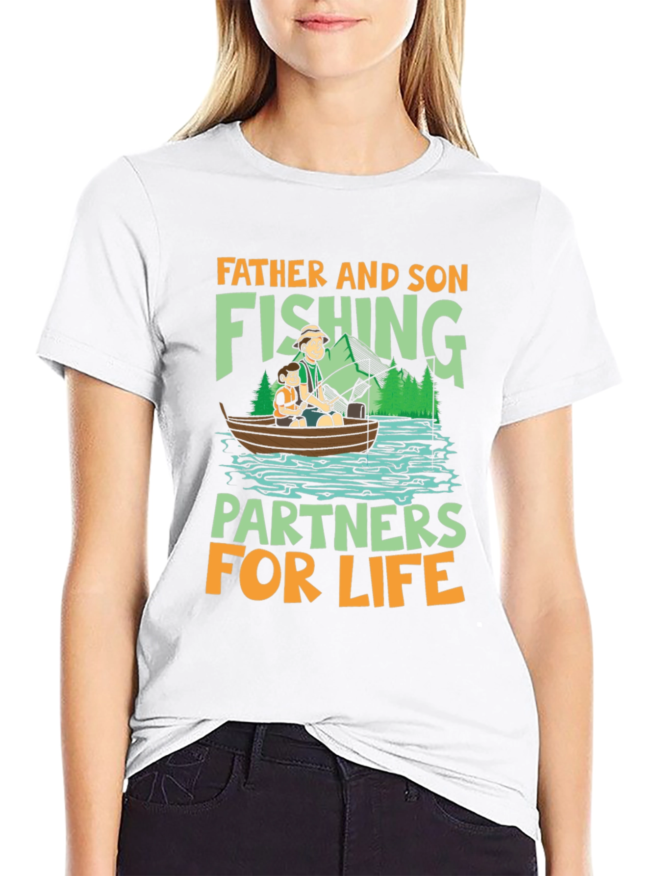 Father and Son Fishing Partners T-Shirt