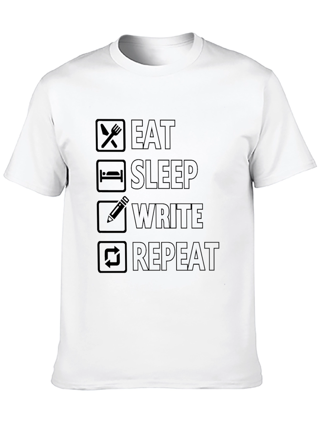 Eat Sleep Write Repeat T-Shirt