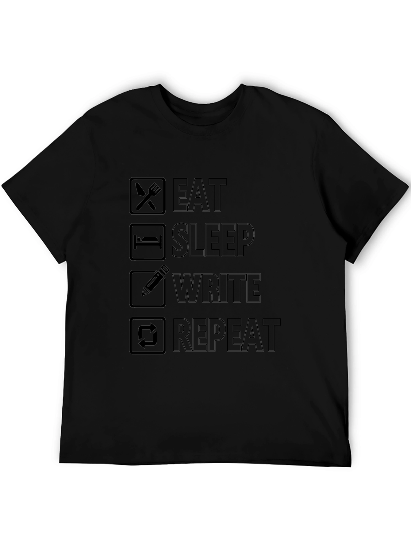 Eat Sleep Write Repeat T-Shirt