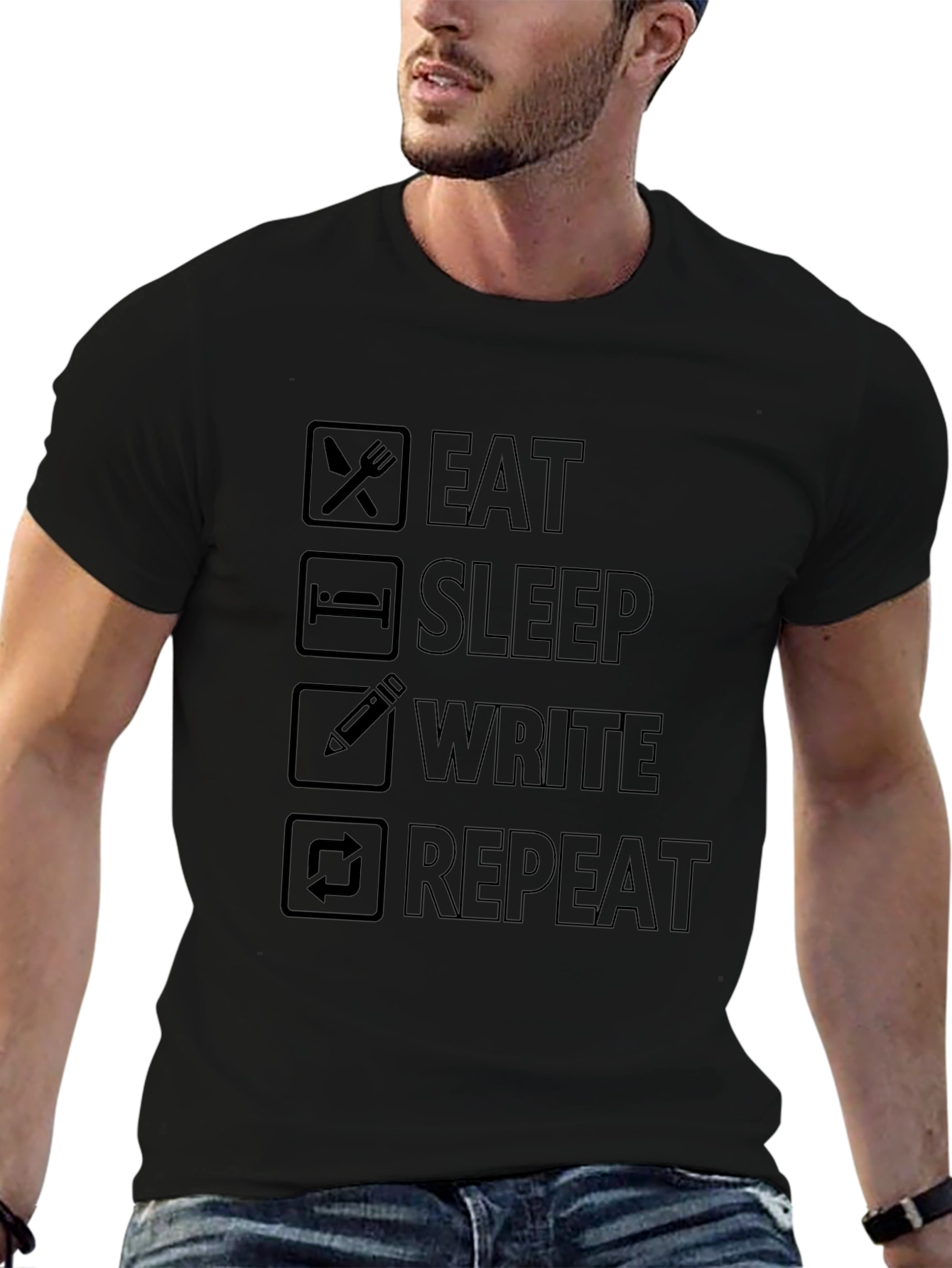 Eat Sleep Write Repeat T-Shirt