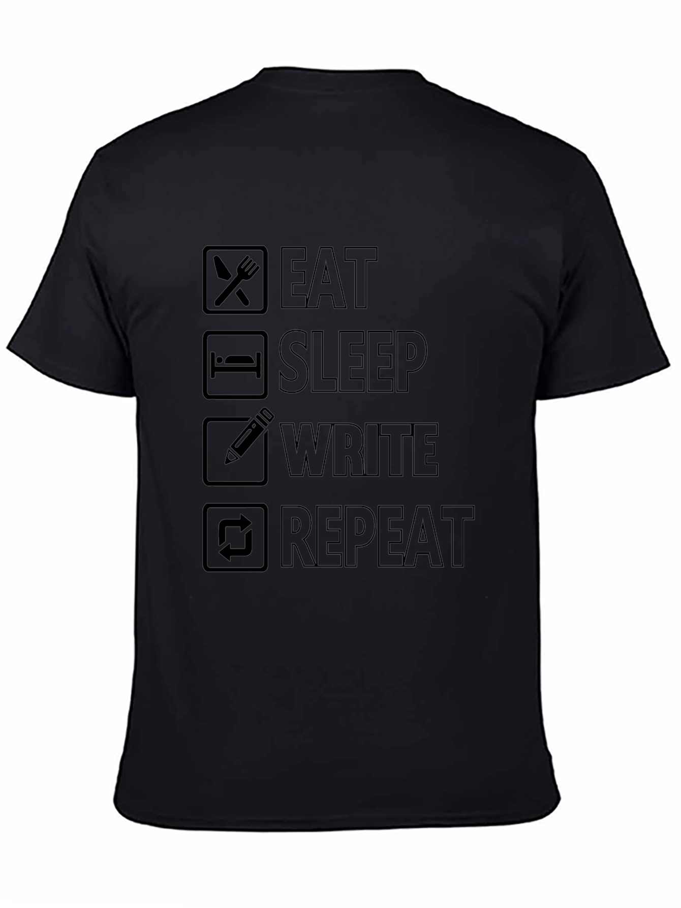 Eat Sleep Write Repeat T-Shirt