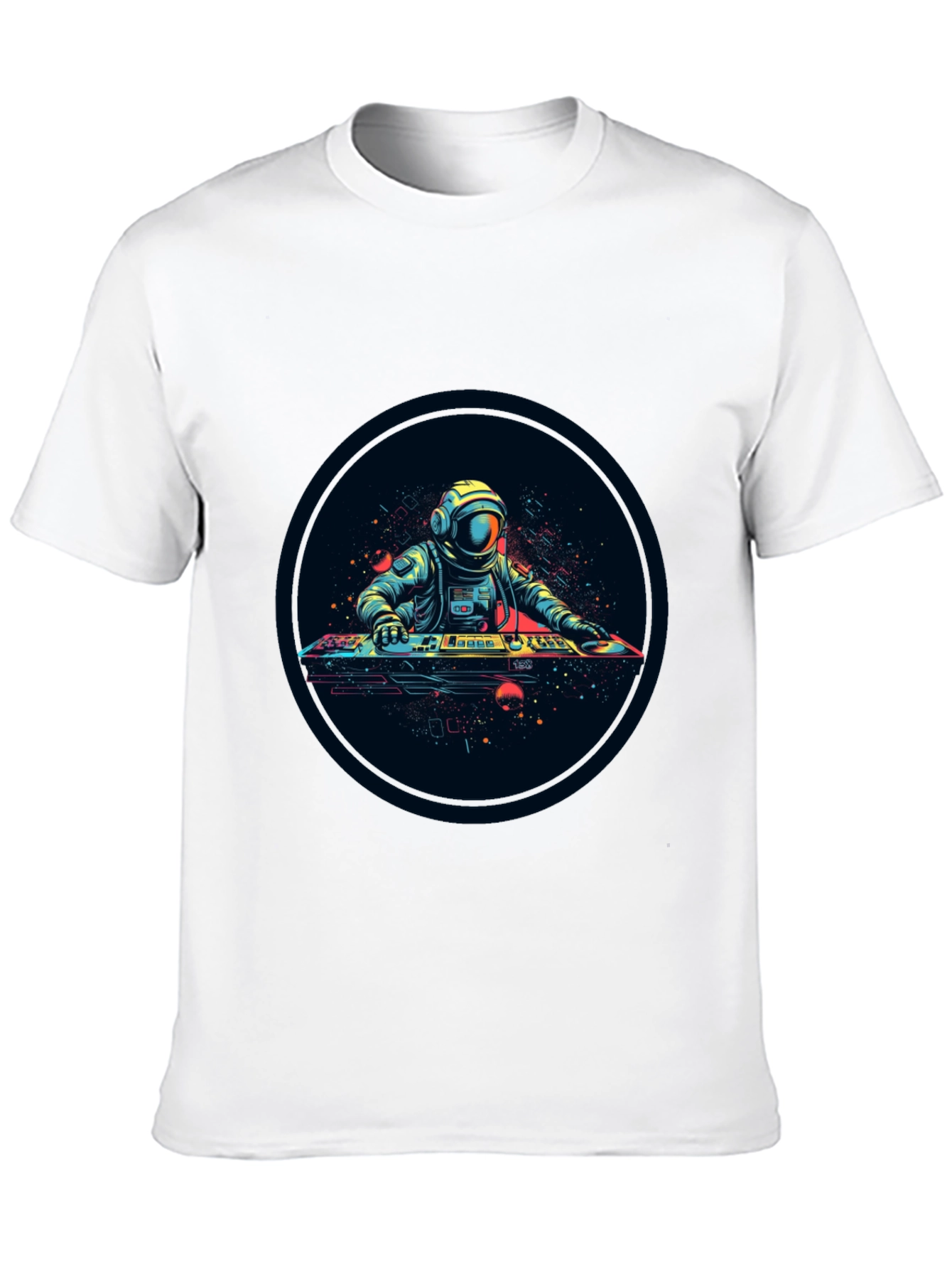 Astronaut DJ Graphic Tee - Space Vibes