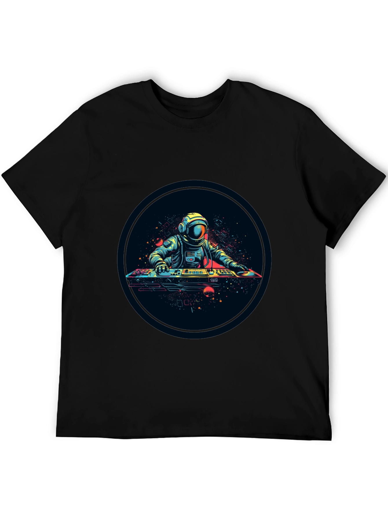 Astronaut DJ Graphic Tee - Space Vibes