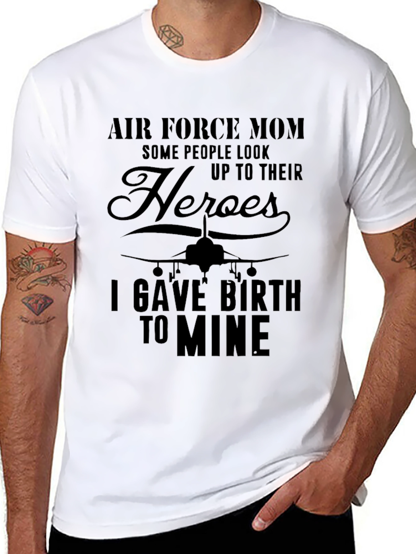 Air Force Mom T-Shirt - Heroic Pride!