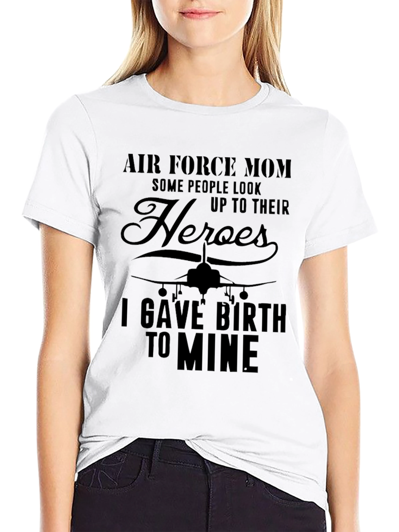 Air Force Mom T-Shirt - Heroic Pride!