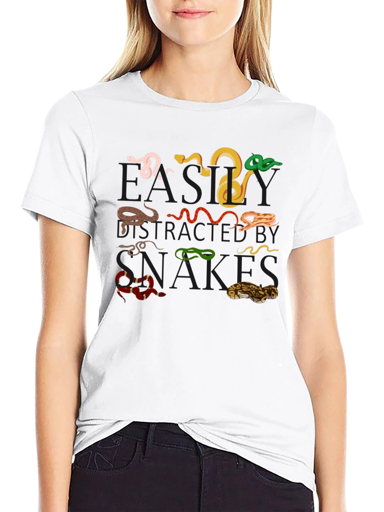 Snake Species Graphic Tee - Black