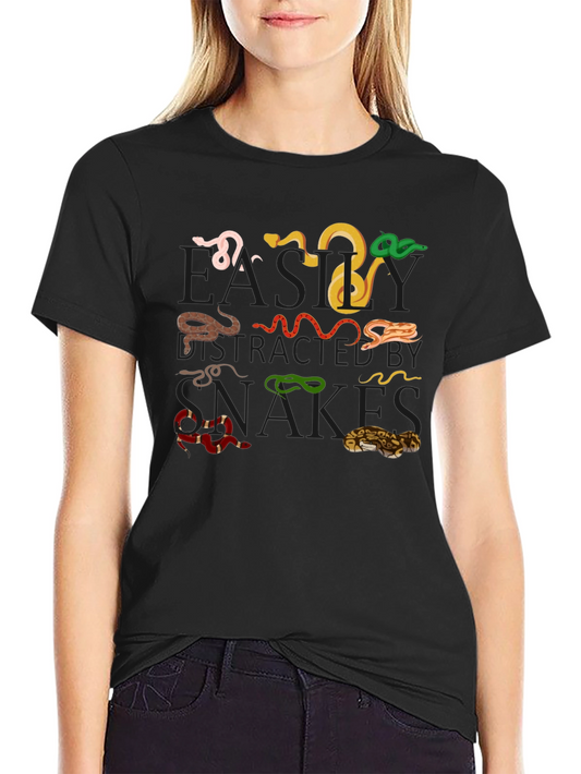 Snake Species Graphic Tee - Black