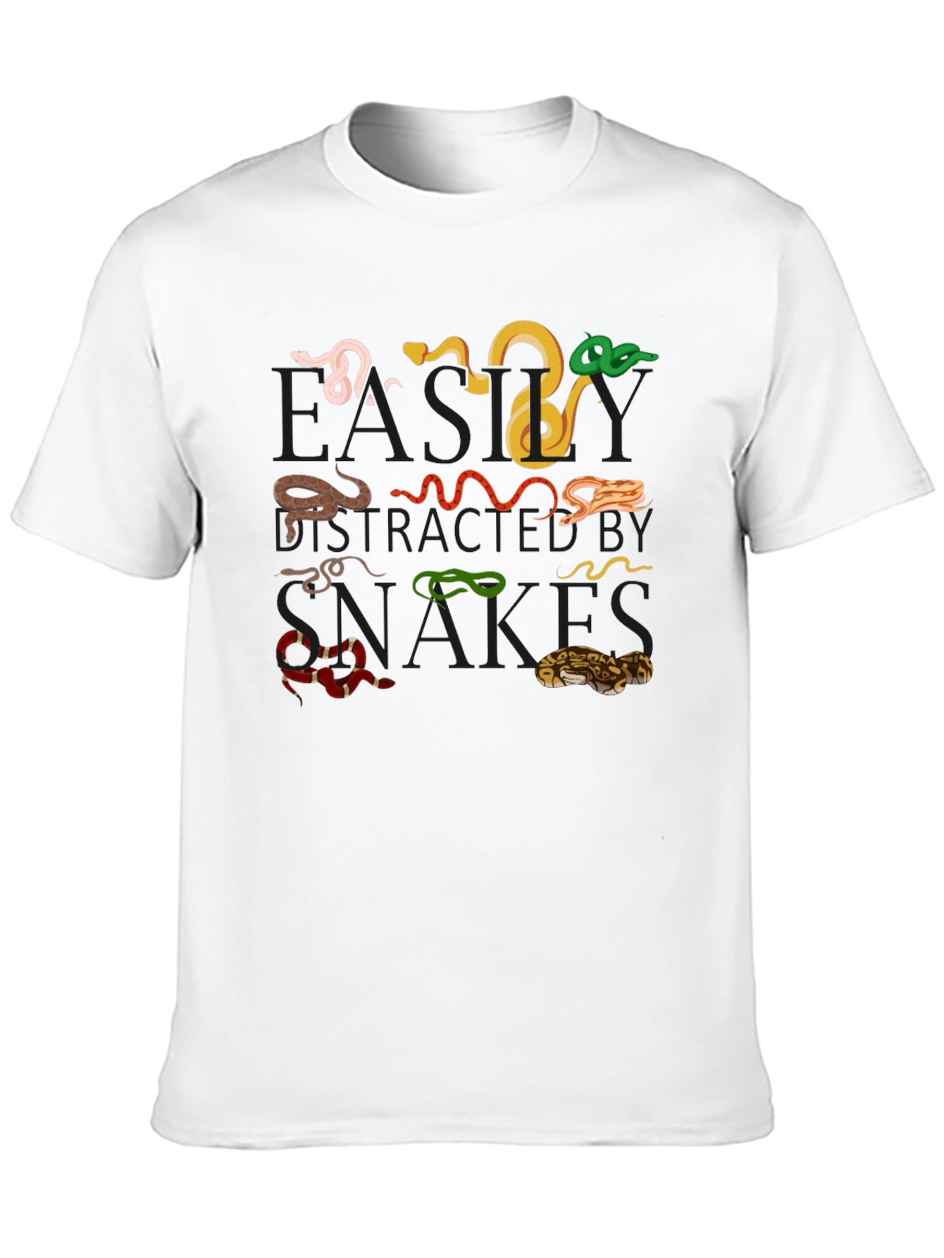 Snake Species Graphic Tee - Black