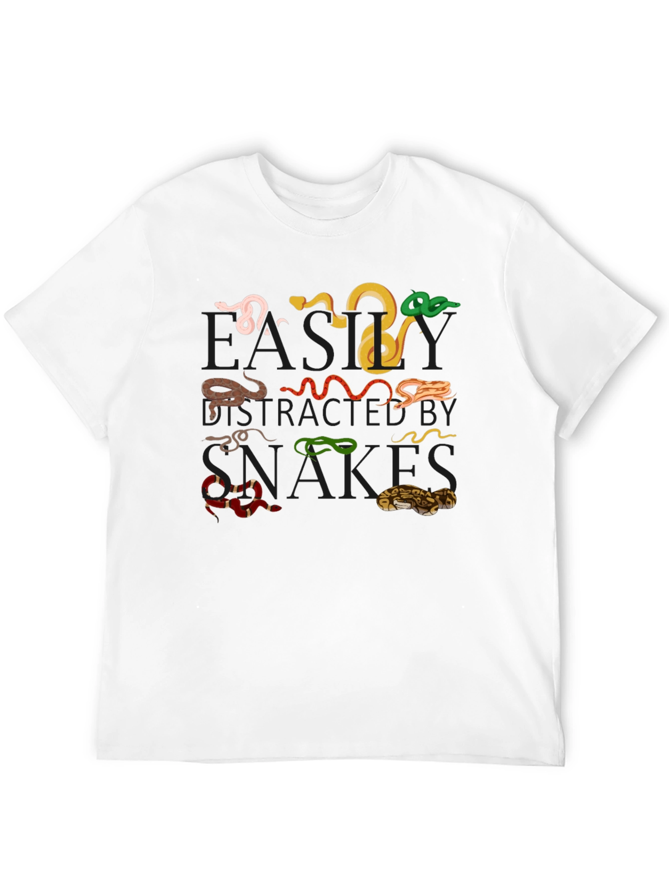 Snake Species Graphic Tee - Black