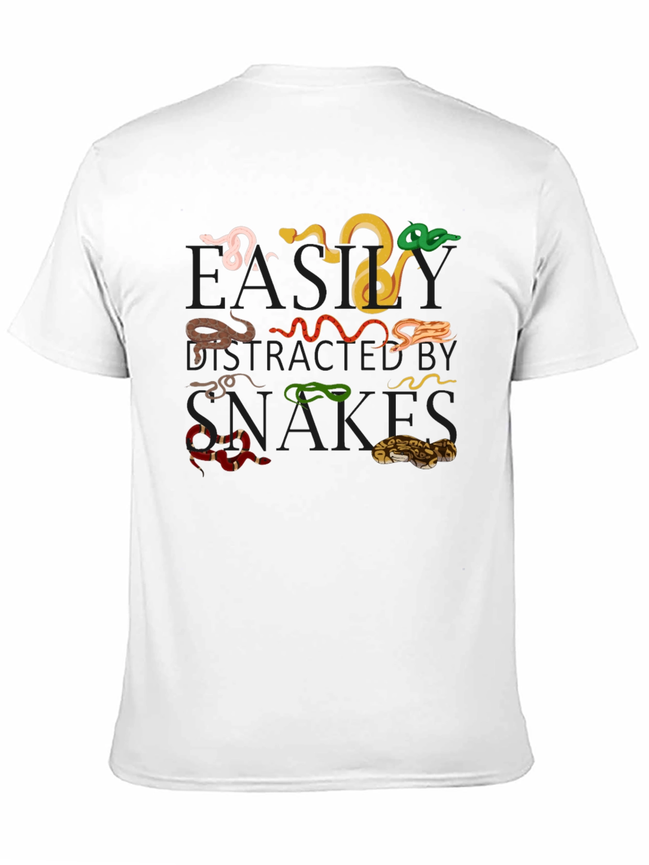 Snake Species Graphic Tee - Black