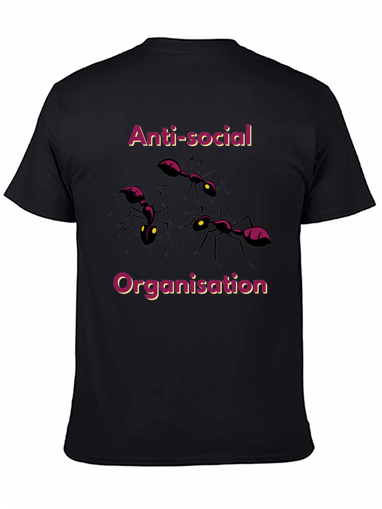 Anti-Social Organisation Graphic T-Shirt