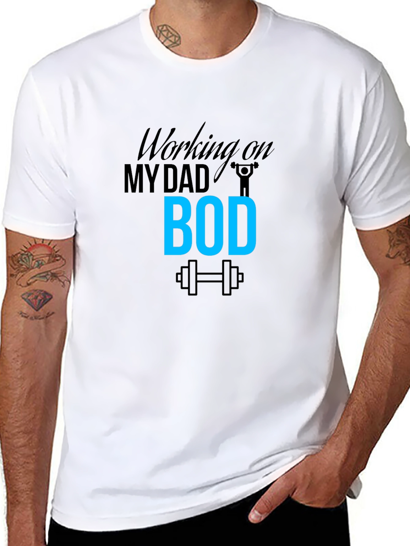 Working on My Dad Bod T-Shirt
