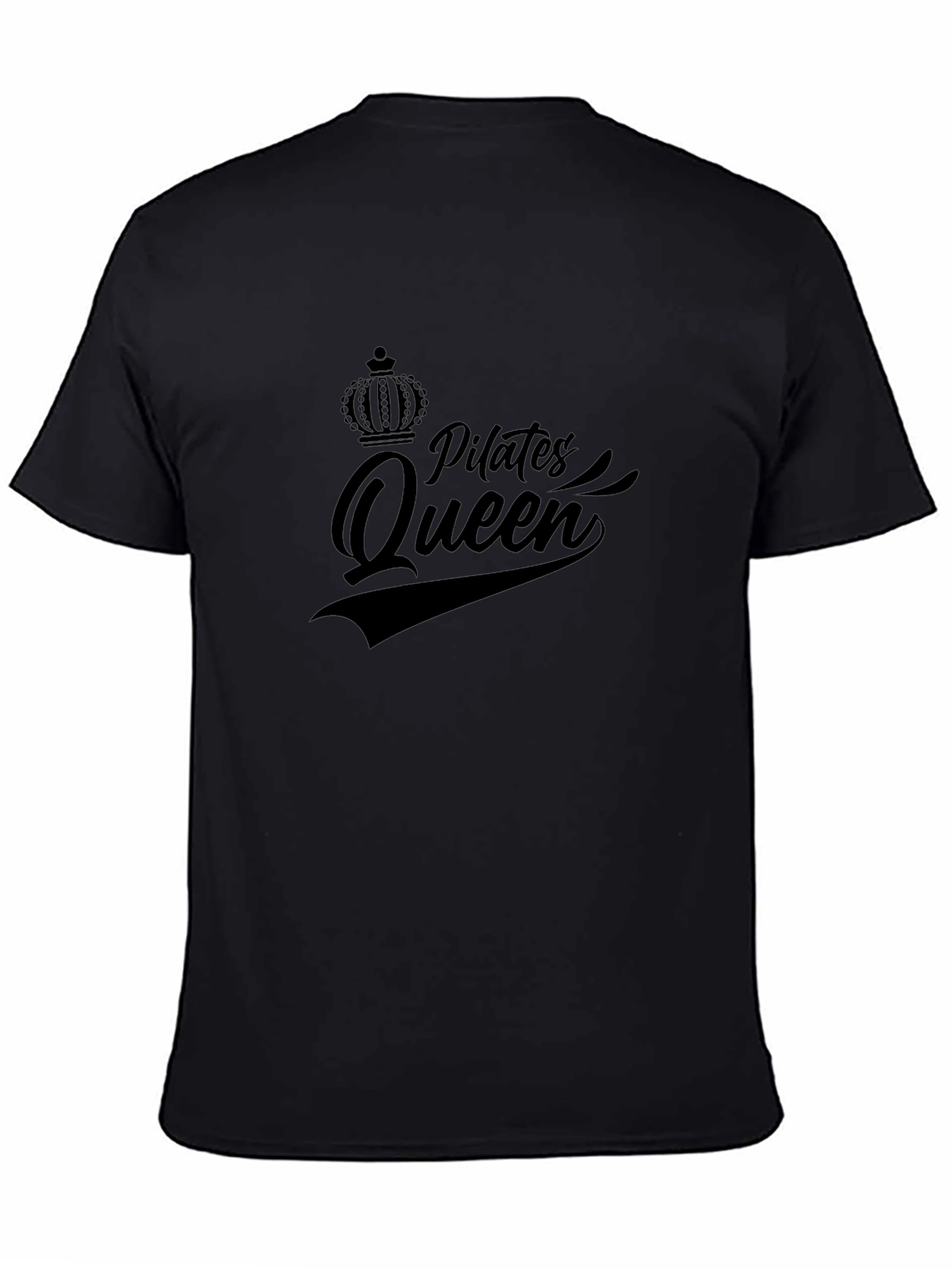 Pilates Queen Black T-Shirt