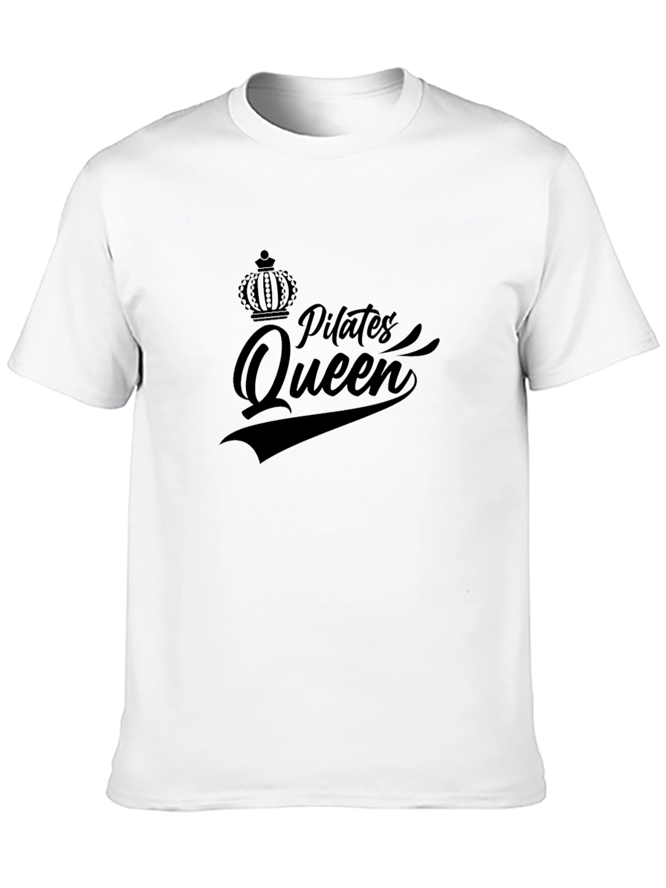 Pilates Queen Black T-Shirt