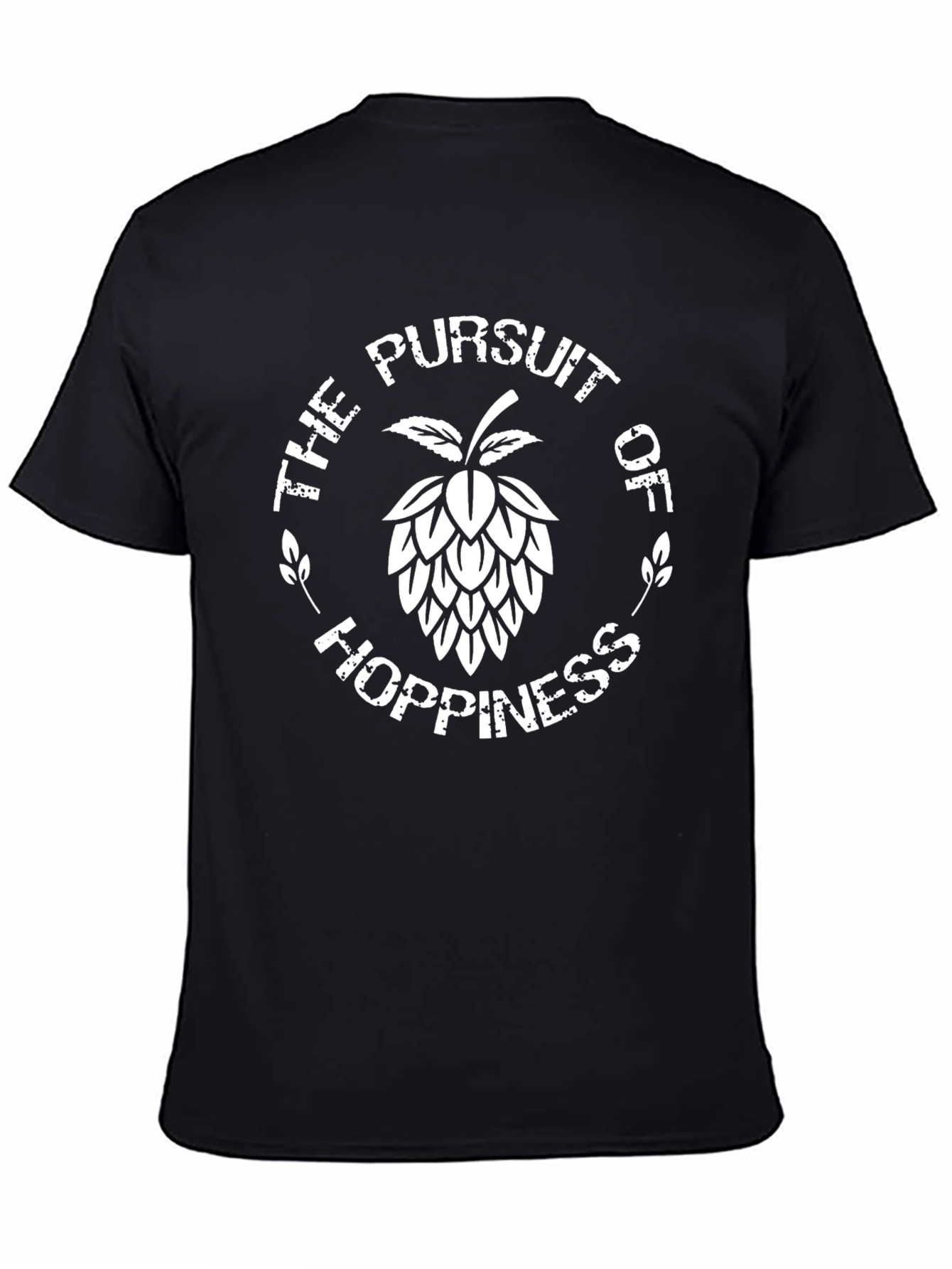 Pursuit of Hoppiness Graphic T-Shirt - Black