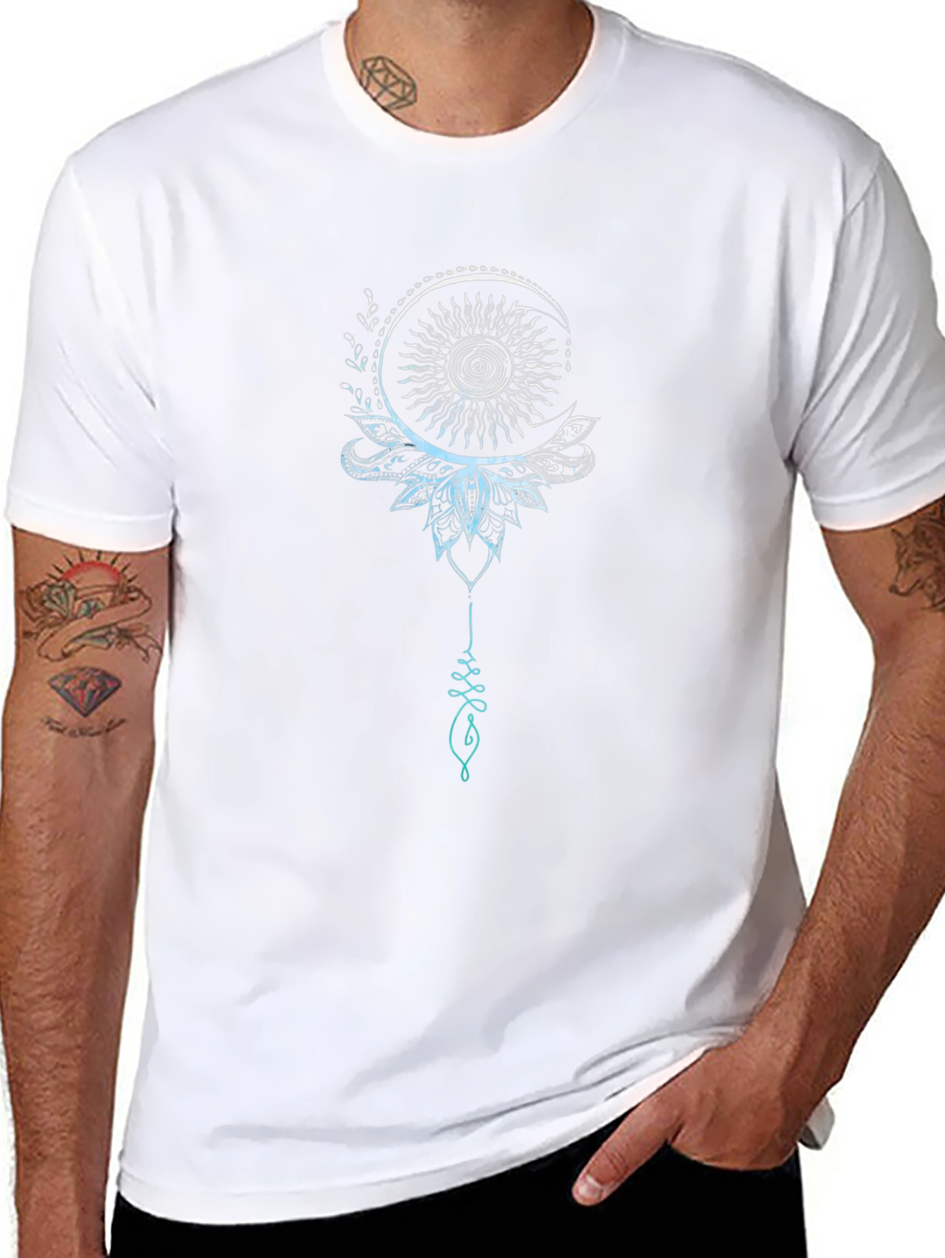 Moon Sun Graphic Tee - Stylish Casual Wear