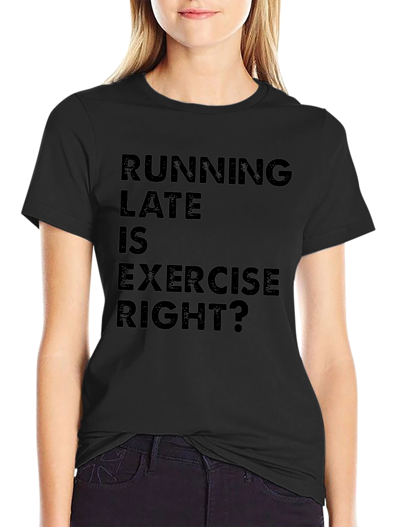 Running Late Exercise Mens T-Shirt