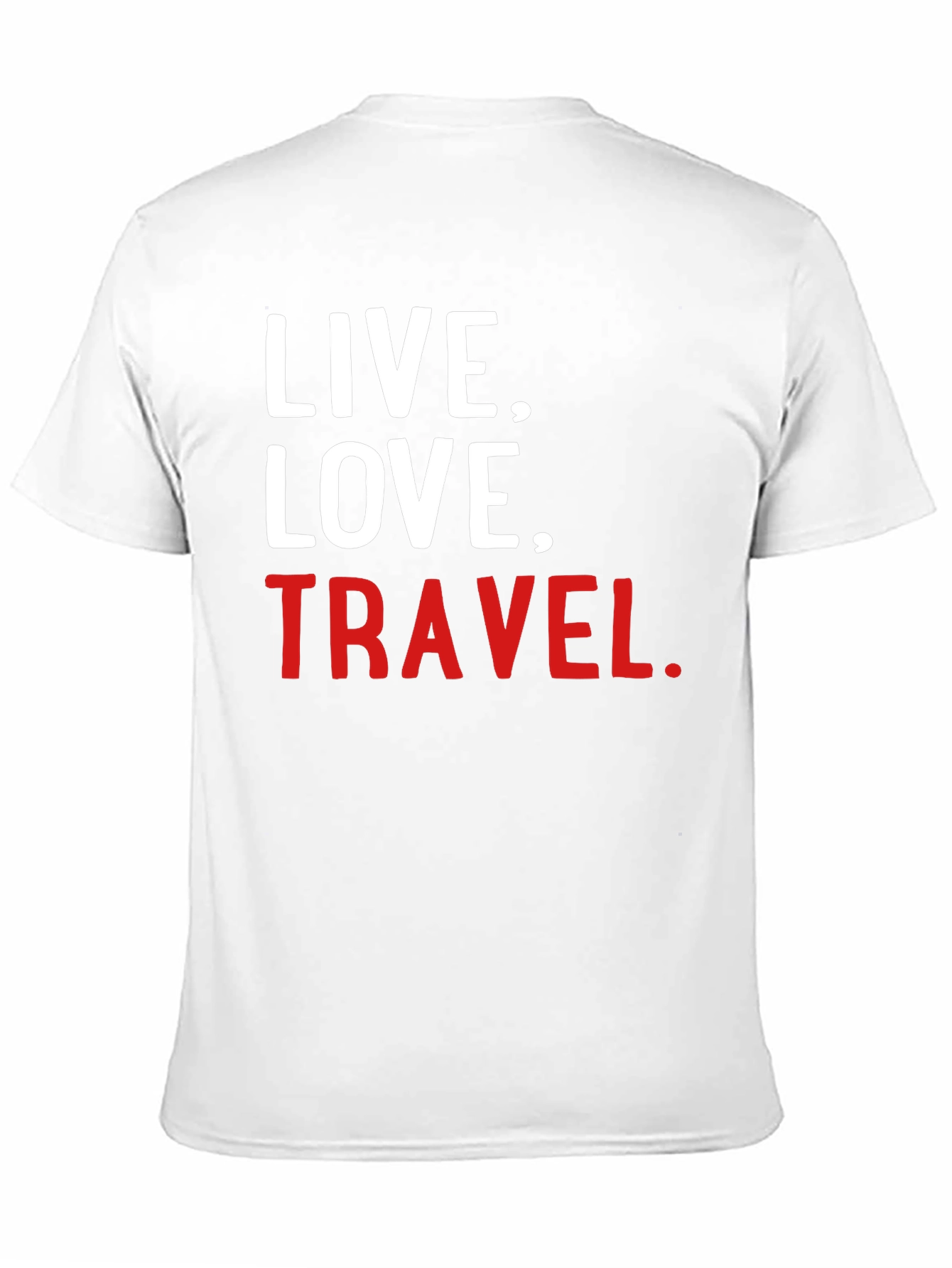Live Love Travel Graphic Tee - Soft Black T-Shirt