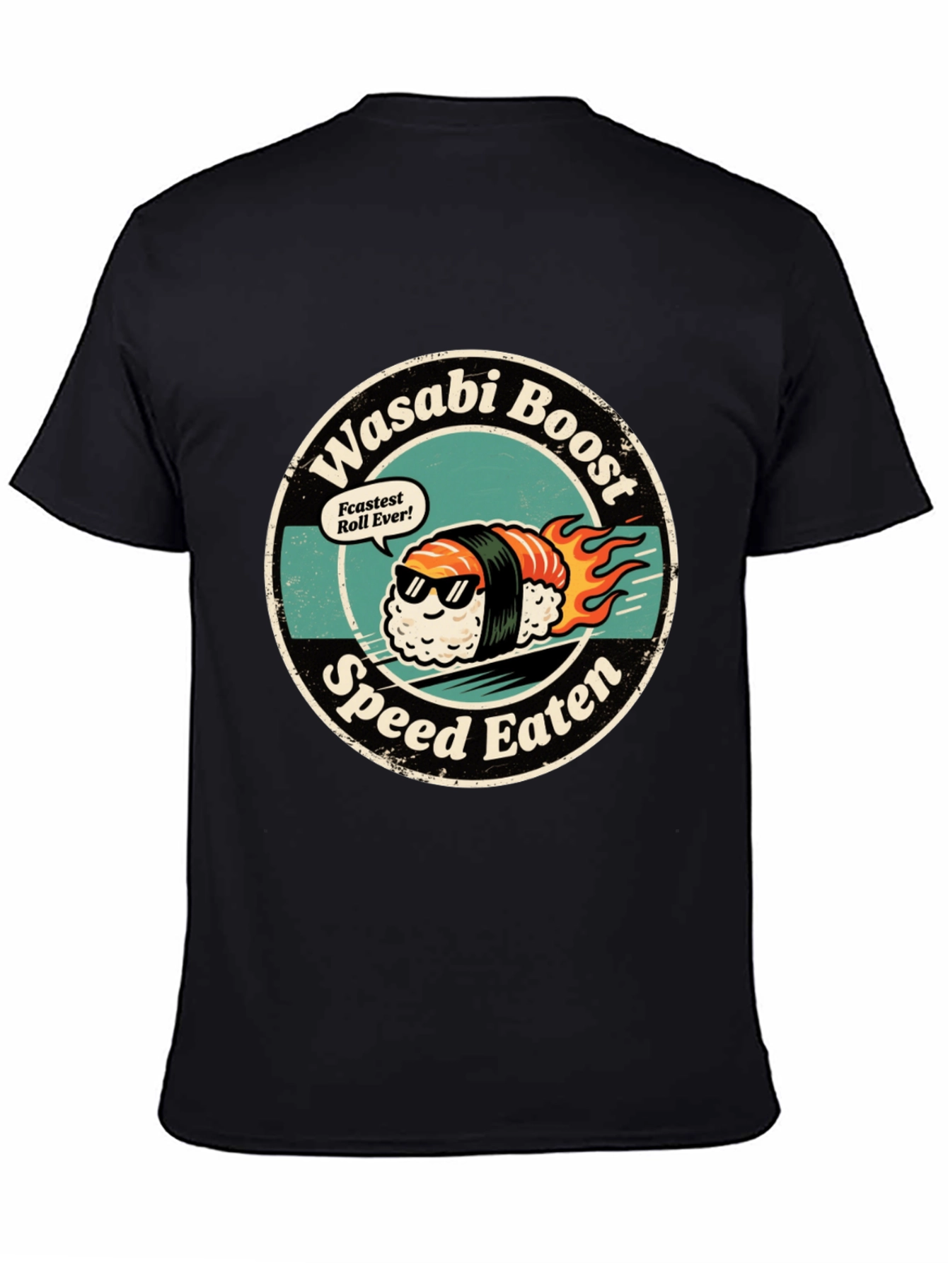 Wasabi Boost Sushi T-Shirt - Speed Eater
